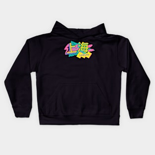 Shanghai, China Retro 90s Logo Kids Hoodie